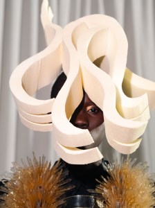 Backstage at Noir Kei Ninomiya Fall 2025 Ready-to-Wear Collection at Paris Fashion Week
