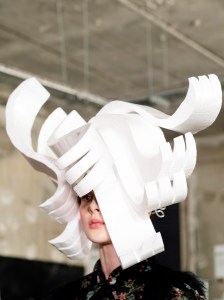 Backstage at Noir Kei Ninomiya Fall 2025 Ready-to-Wear Collection at Paris Fashion Week