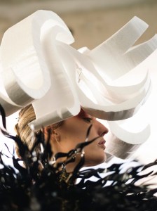 Backstage at Noir Kei Ninomiya Fall 2025 Ready-to-Wear Collection at Paris Fashion Week
