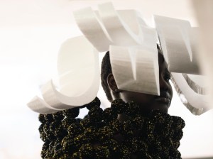 Backstage at Noir Kei Ninomiya Fall 2025 Ready-to-Wear Collection at Paris Fashion Week