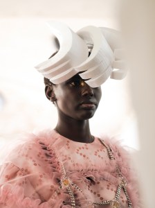 Backstage at Noir Kei Ninomiya Fall 2025 Ready-to-Wear Collection at Paris Fashion Week