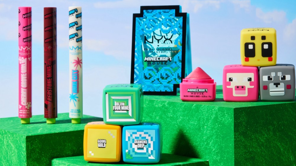 NYX Professional Makeup's collaboration with "A Minecraft Movie."