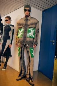 Backstage at Off-White Fall 2025 Ready-to-Wear Collection at Paris Fashion Week