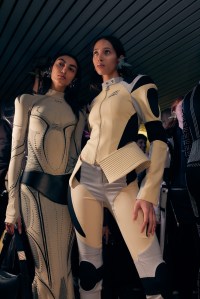 Backstage at Off-White Fall 2025 Ready-to-Wear Collection at Paris Fashion Week