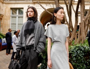 models at the Women's Polo FW25 Presentation Cocktail Party held at Ralph's on March 7, 2025 in Paris, France.
