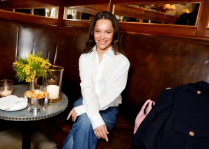 Lola Le Lann at the Women's Polo FW25 Presentation Cocktail Party held at Ralph's on March 7, 2025 in Paris, France.