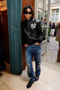 Sasha Calle at the Women's Polo FW25 Presentation Cocktail Party held at Ralph's on March 7, 2025 in Paris, France.