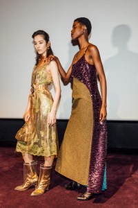 Backstage at Rabanne Fall 2025 Ready-to-Wear Collection at Paris Fashion Week