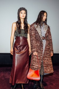 Backstage at Rabanne Fall 2025 Ready-to-Wear Collection at Paris Fashion Week