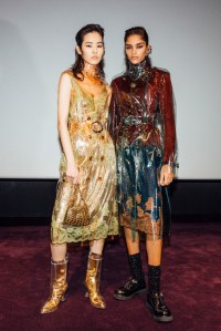 Backstage at Rabanne Fall 2025 Ready-to-Wear Collection at Paris Fashion Week