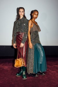 Backstage at Rabanne Fall 2025 Ready-to-Wear Collection at Paris Fashion Week