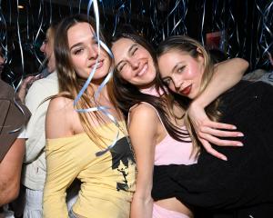 Charlotte Lawrence, Devon Carlson, Claudia Sulewski at Reformation x Devon Lee Carlson Party at La Dolce Vita on March 28, 2025 in Los Angeles, California.