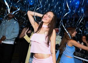 Devon Carlson at Reformation x Devon Lee Carlson Party at La Dolce Vita on March 28, 2025 in Los Angeles, California.