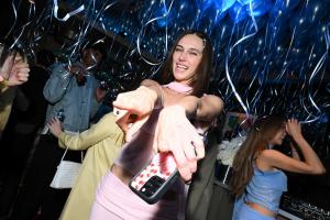Devon Carlson at Reformation x Devon Lee Carlson Party at La Dolce Vita on March 28, 2025 in Los Angeles, California.