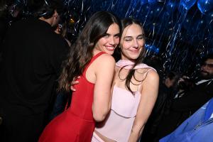 Sara Sampaio, Devon Carlson at Reformation x Devon Lee Carlson Party at La Dolce Vita on March 28, 2025 in Los Angeles, California.