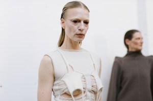 Backstage at Rick Owens Fall 2025 Ready-to-Wear Collection at Paris Fashion Week