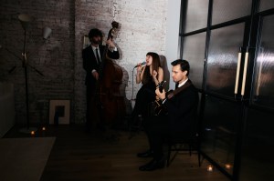 The scene at the Rouje & Helena Christensen Dinner