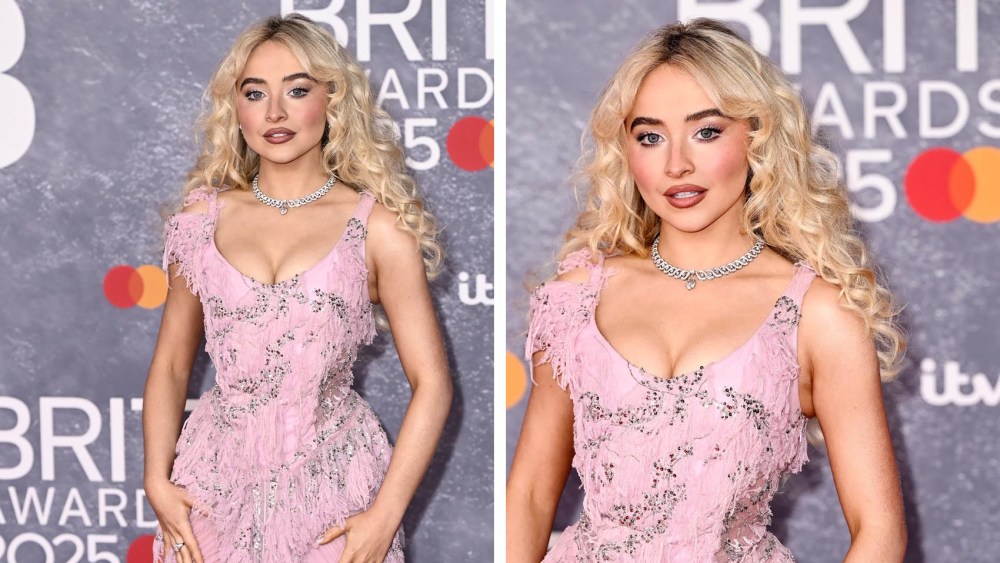 Sabrina Carpenter attends The BRIT Awards 2025 at the InterContinental London - The O2 on March 01, 2025 in London.