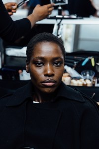Backstage at Sacai Fall 2025 Ready-to-Wear Collection at Paris Fashion Week