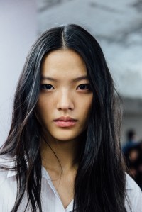 Backstage at Sacai Fall 2025 Ready-to-Wear Collection at Paris Fashion Week