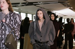 Backstage at Stella McCartney Fall 2025 Ready-to-Wear Collection at Paris Fashion Week