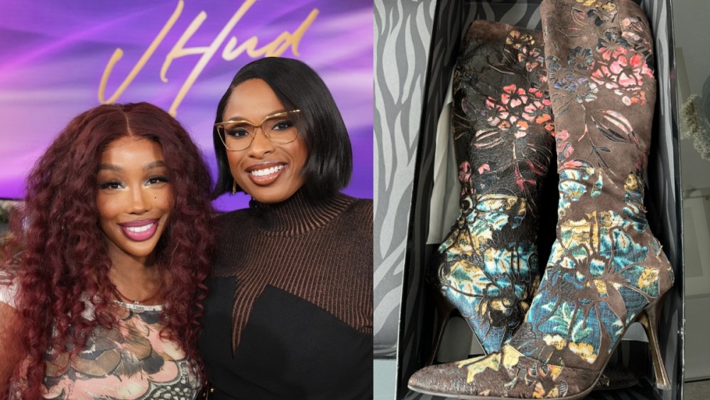SZA Dances Her Way Into ‘The Jennifer Hudson Show’ in Archival Roberto Cavalli Floral Boots