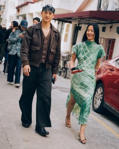 Street Style at Shanghai Fashion Week 2025