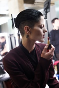 Backstage at Tom Ford Fall 2025 Ready-to-Wear Collection at Paris Fashion Week