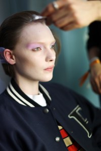 Backstage at Tom Ford Fall 2025 Ready-to-Wear Collection at Paris Fashion Week