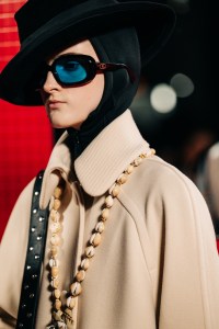 Backstage at Valentino Fall 2025 Ready-to-Wear Collection at Paris Fashion Week