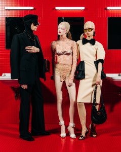Backstage at Valentino Fall 2025 Ready-to-Wear Collection at Paris Fashion Week