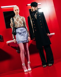 Backstage at Valentino Fall 2025 Ready-to-Wear Collection at Paris Fashion Week