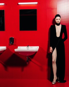 Backstage at Valentino Fall 2025 Ready-to-Wear Collection at Paris Fashion Week