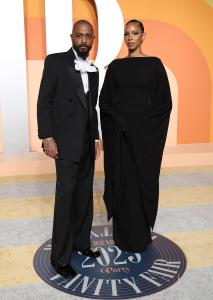 LaKeith Stanfield, Kasmere Trice Stanfield at the 2025 Vanity Fair Oscar Party Hosted By Radhika Jones held at Wallis Annenberg Center for the Performing Arts on March 02, 2025 in Beverly Hills, California.