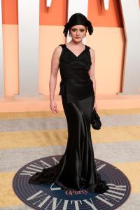 Maisie Williams at the 2025 Vanity Fair Oscar Party Hosted By Radhika Jones held at Wallis Annenberg Center for the Performing Arts on March 02, 2025 in Beverly Hills, California.
