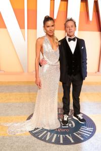 Veronica Smiley, Brian Grazer at the 2025 Vanity Fair Oscar Party Hosted By Radhika Jones held at Wallis Annenberg Center for the Performing Arts on March 02, 2025 in Beverly Hills, California.