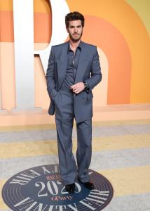 Andrew Garfield at the 2025 Vanity Fair Oscar Party Hosted By Radhika Jones held at Wallis Annenberg Center for the Performing Arts on March 02, 2025 in Beverly Hills, California.