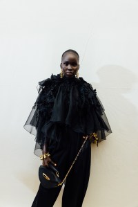 Backstage at Zimmermann Fall 2025 Ready-to-Wear Collection at Paris Fashion Week