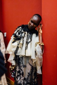 Backstage at Zimmermann Fall 2025 Ready-to-Wear Collection at Paris Fashion Week