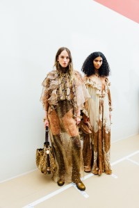 Backstage at Zimmermann Fall 2025 Ready-to-Wear Collection at Paris Fashion Week