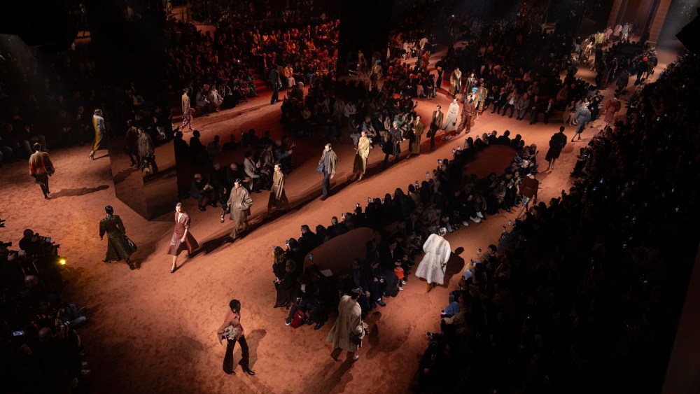 Finale at Fendi Fall 2025 Ready-to-Wear Collection at Milan Fashion Week.