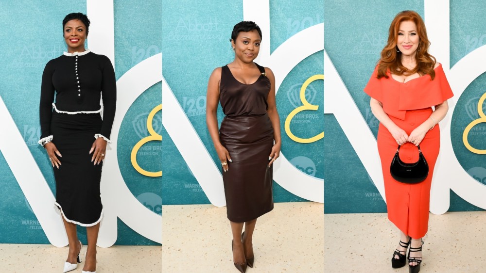 Janelle James; Quinta Brunson and Lisa Ann Walter at ABC’s “Abbott Elementary” Special Finale FYC Event held at the Academy Museum of Motion Pictures on April 15, 2025 in Los Angeles, California.