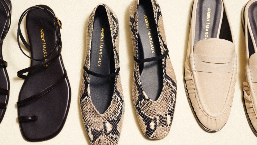 Argent x Margaux footwear collection.