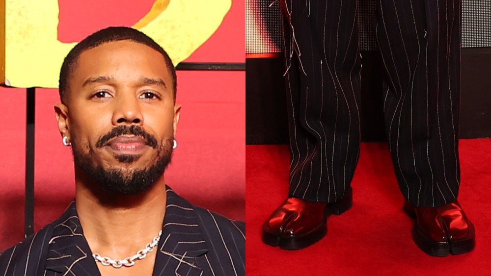 Michael B. Jordan poses during the red carpet for the movie 'Sinners' at Plaza Universidad on March 31, 2025 in Mexico City, Mexico.