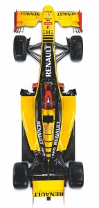 The Renault R30 from 2010, which led the team to fifth position in the constructors’ championship and had a highest finish of second place at the Australian Grand Prix, with Robert Kubica driving.
