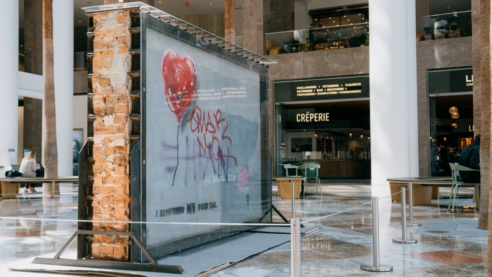Banksy art at Brookfield Place