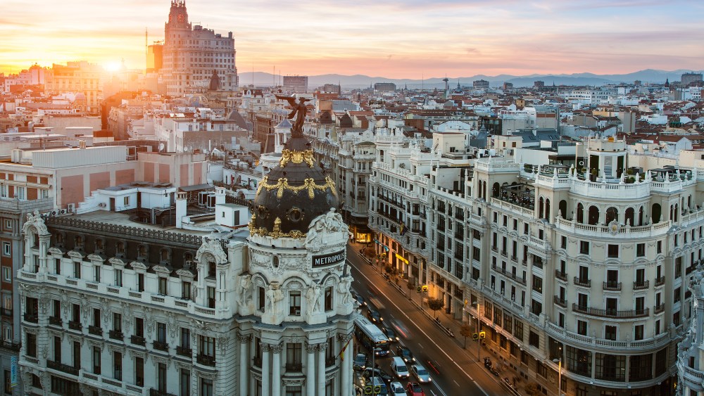 Skyline of Madrid
