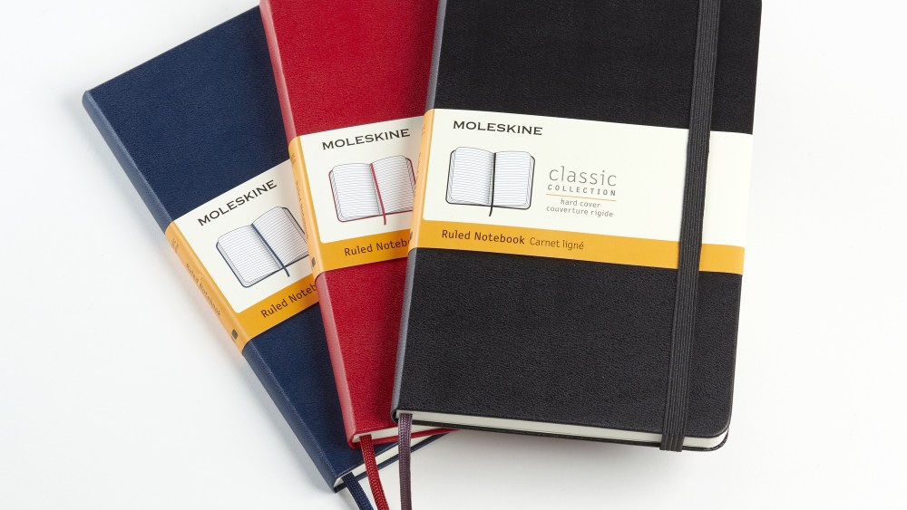 Moleskine classic notebooks