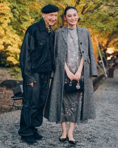 Rikako Yagi street style at Dior Pre-Fall 2025 in Kyoto