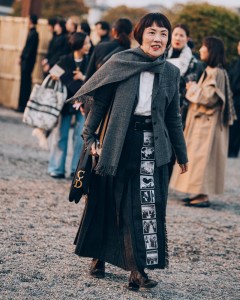 Street style at the Dior Pre-Fall 2025 Collection Show